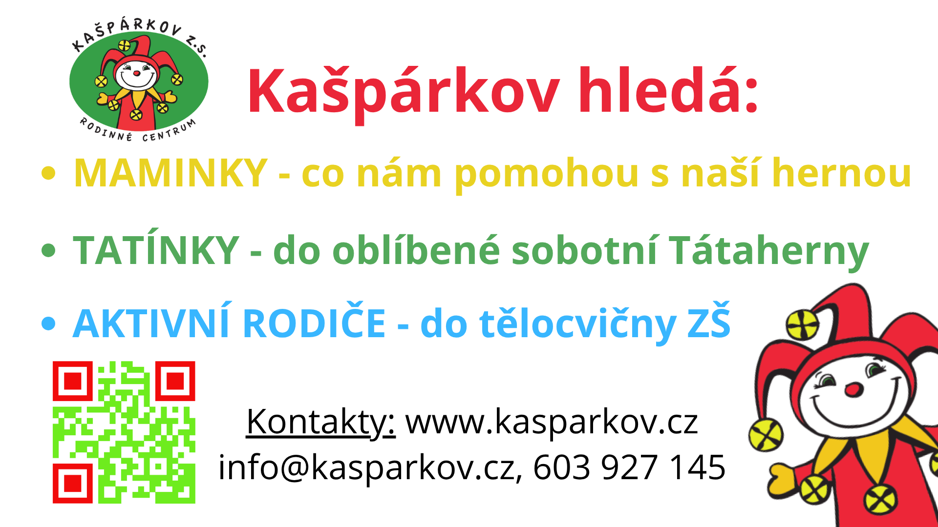 Kašpárkov hledá