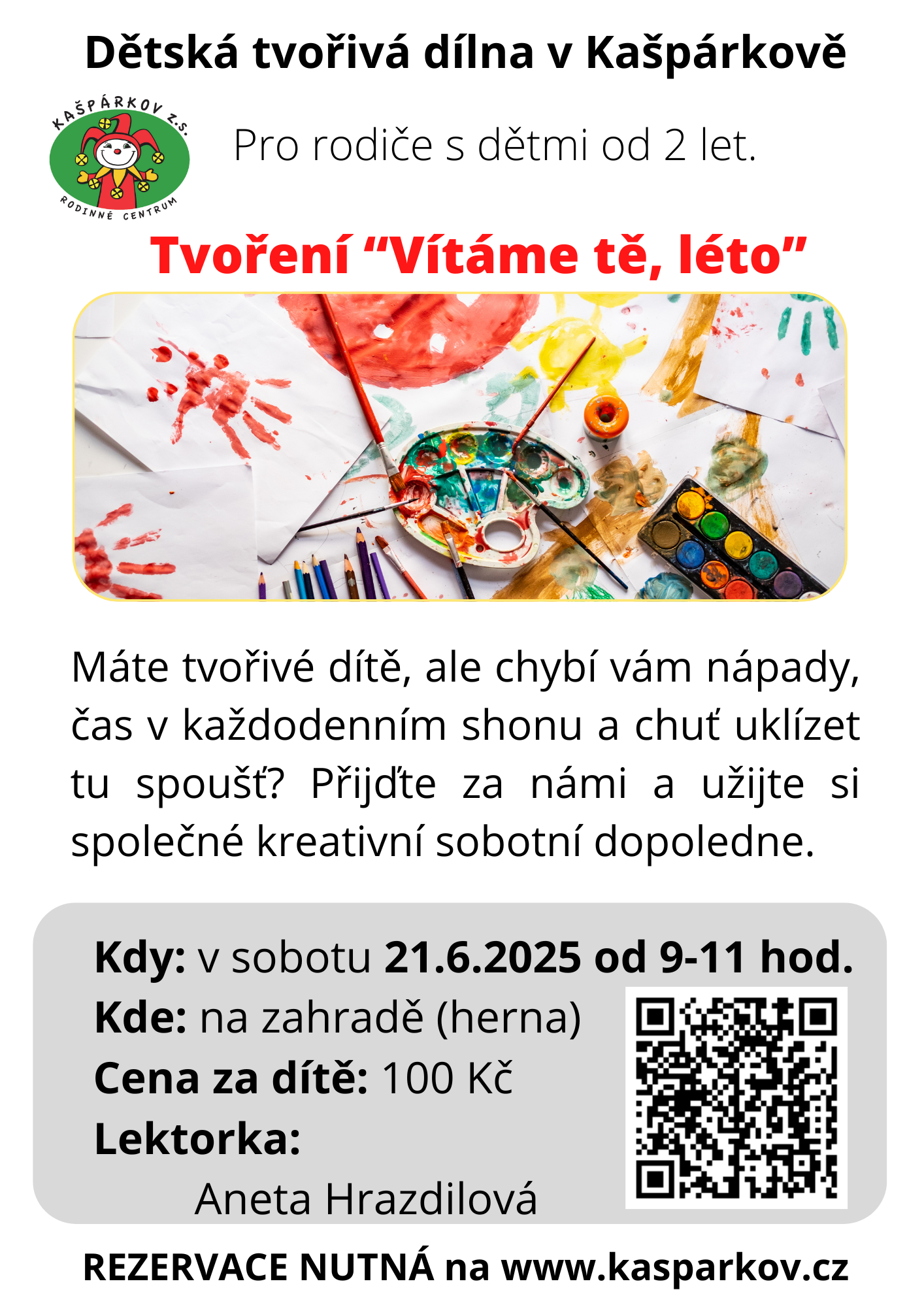 dětská dílna léto